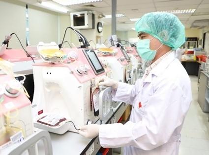 ผลิตส่วนประกอบโลหิต (Blood Component Production)