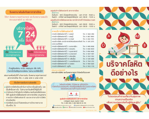 บริจาคโลหิตดีอย่างไร