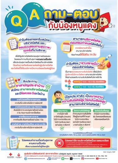 โปสเตอร์ - Q&A ถาม - ตอบ กับน้องหนูแดง